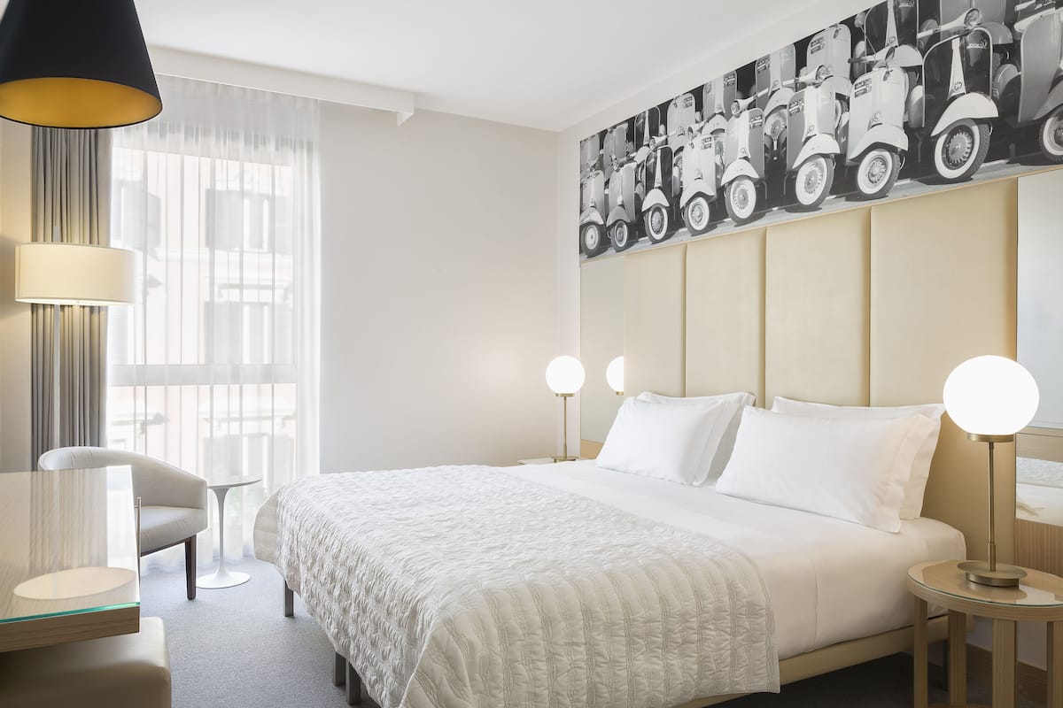 Hypo-allergenic bedding available, minibar (some free items)