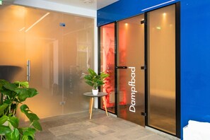 Sauna, steam room, body treatments, body wraps, body scrubs