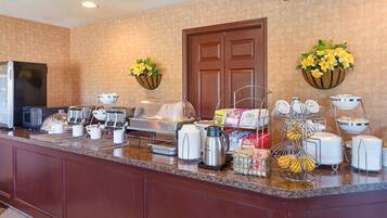 Kontinental frokost er inkludert