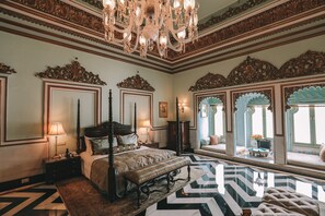Grand Suite, 1 Bedroom, Lake View (Grand Royal) | Minibar, in-room safe, individually decorated, individually furnished - Taj Lake Palace (Udaipur)