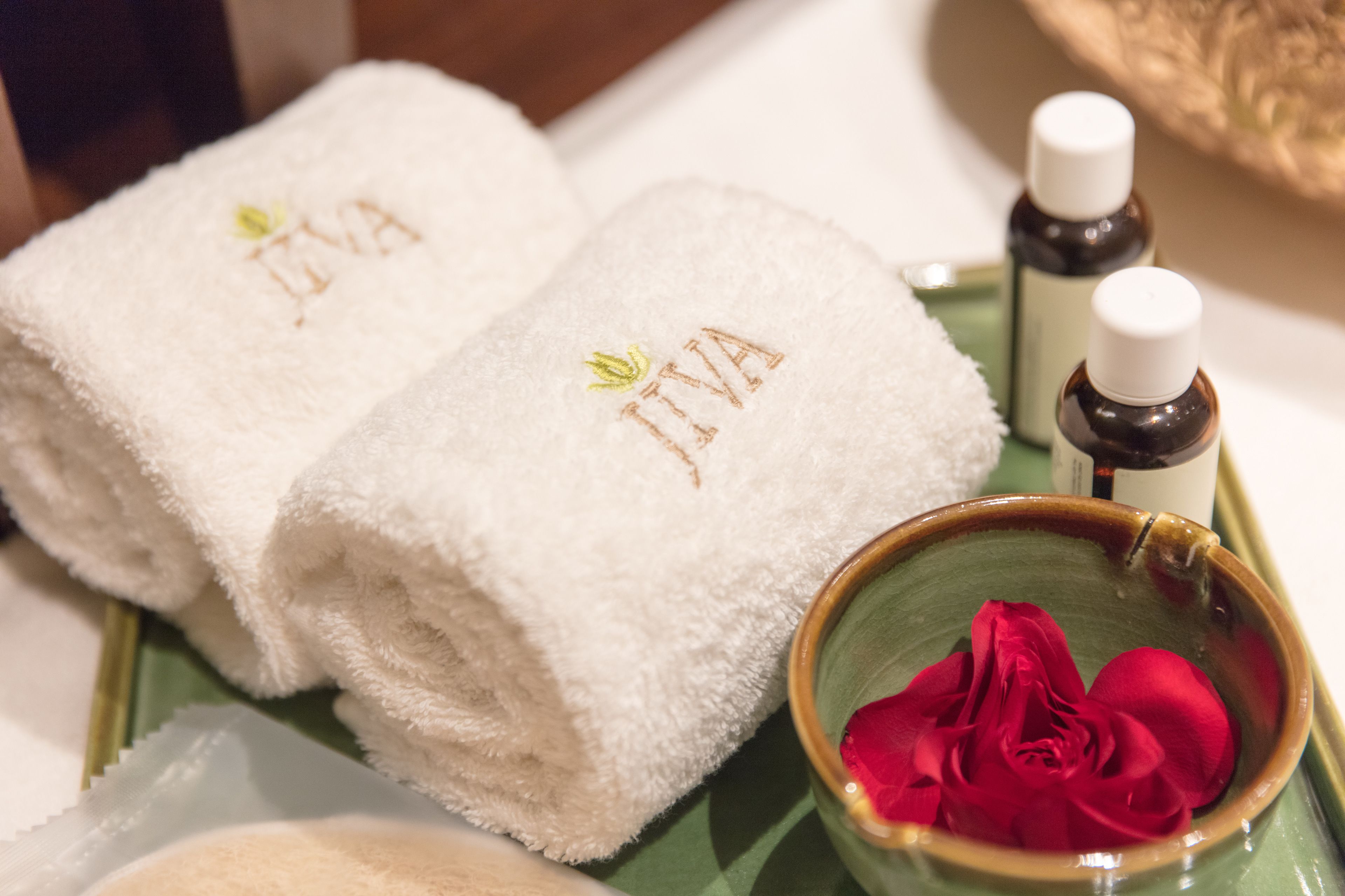 body treatments, body scrubs, facials, manicures and pedicures