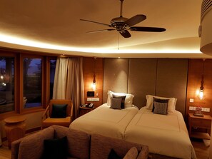 Minibar, in-room safe, desk, blackout curtains