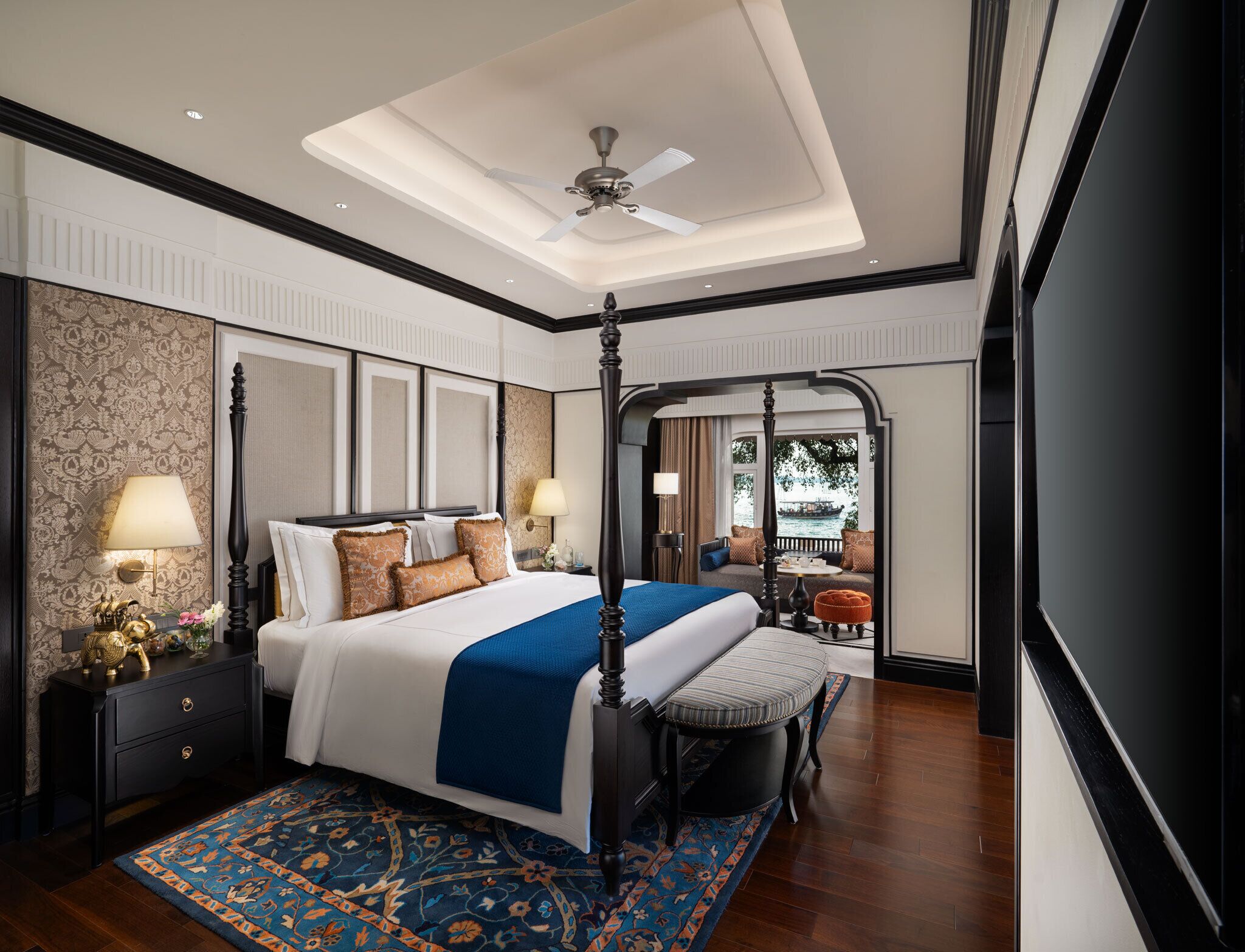 presidential suite | premium bedding, down duvets, minibar, in-room safe