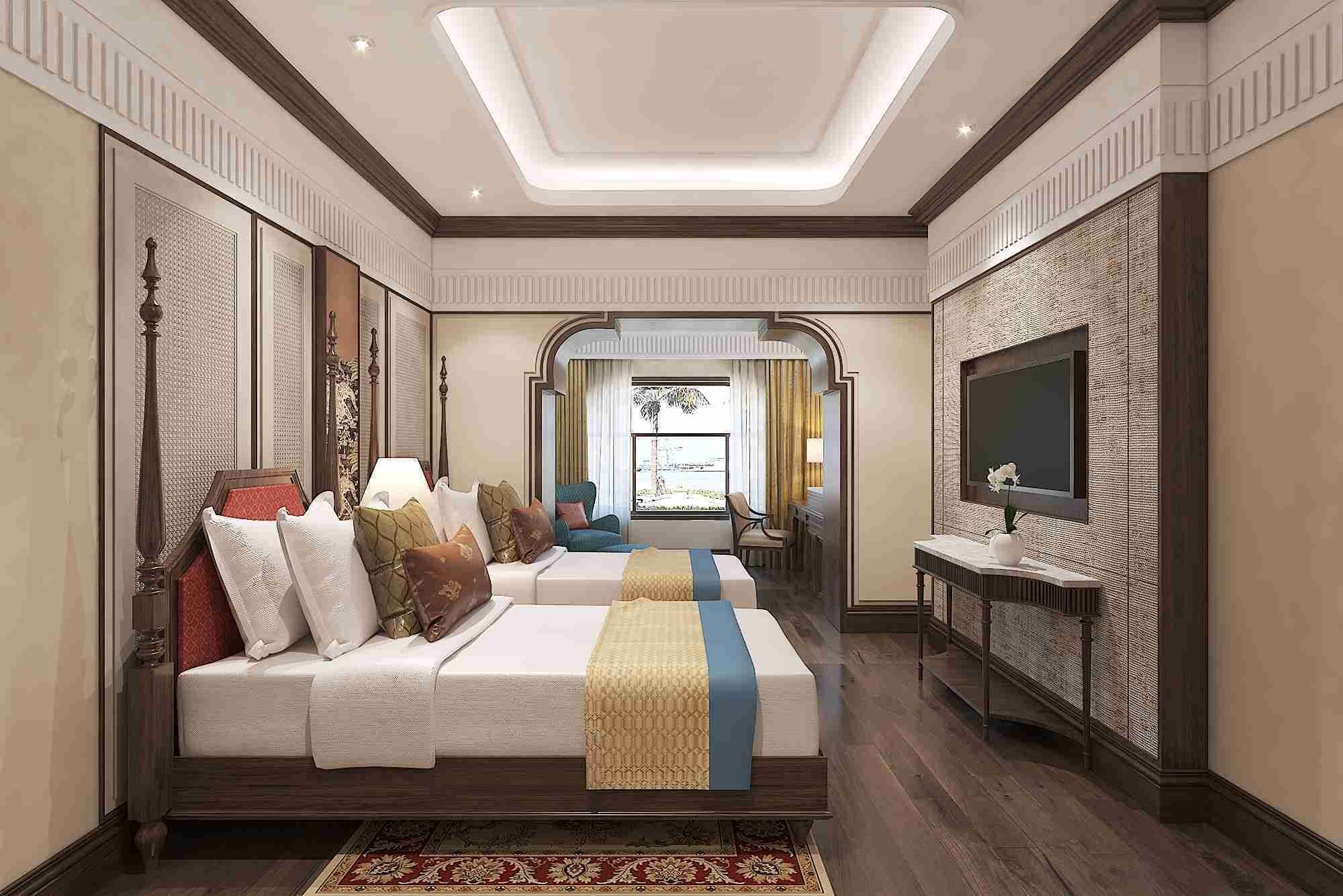 twin room (heritage) | premium bedding, down duvets, minibar, in-room safe