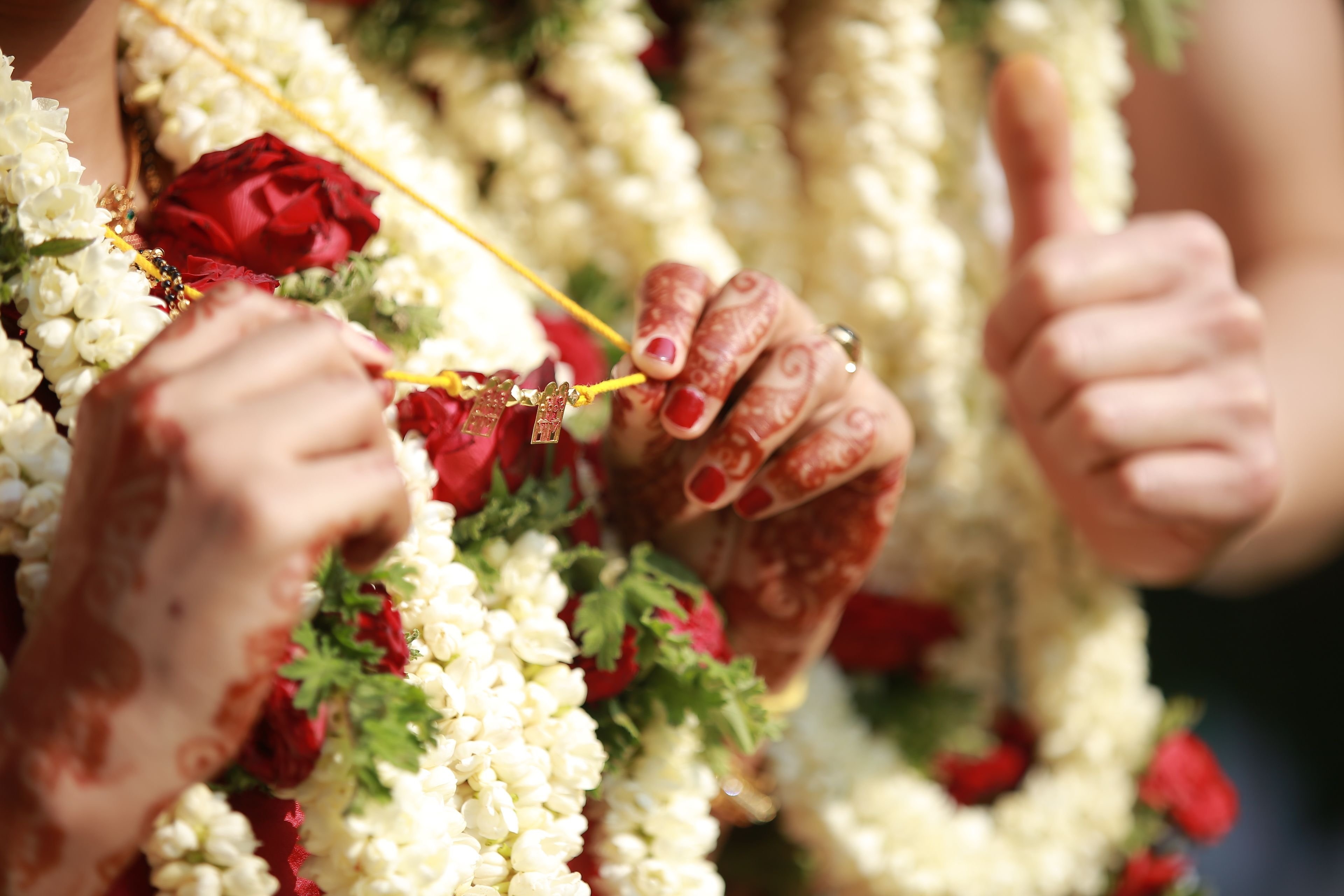 outdoor wedding area
