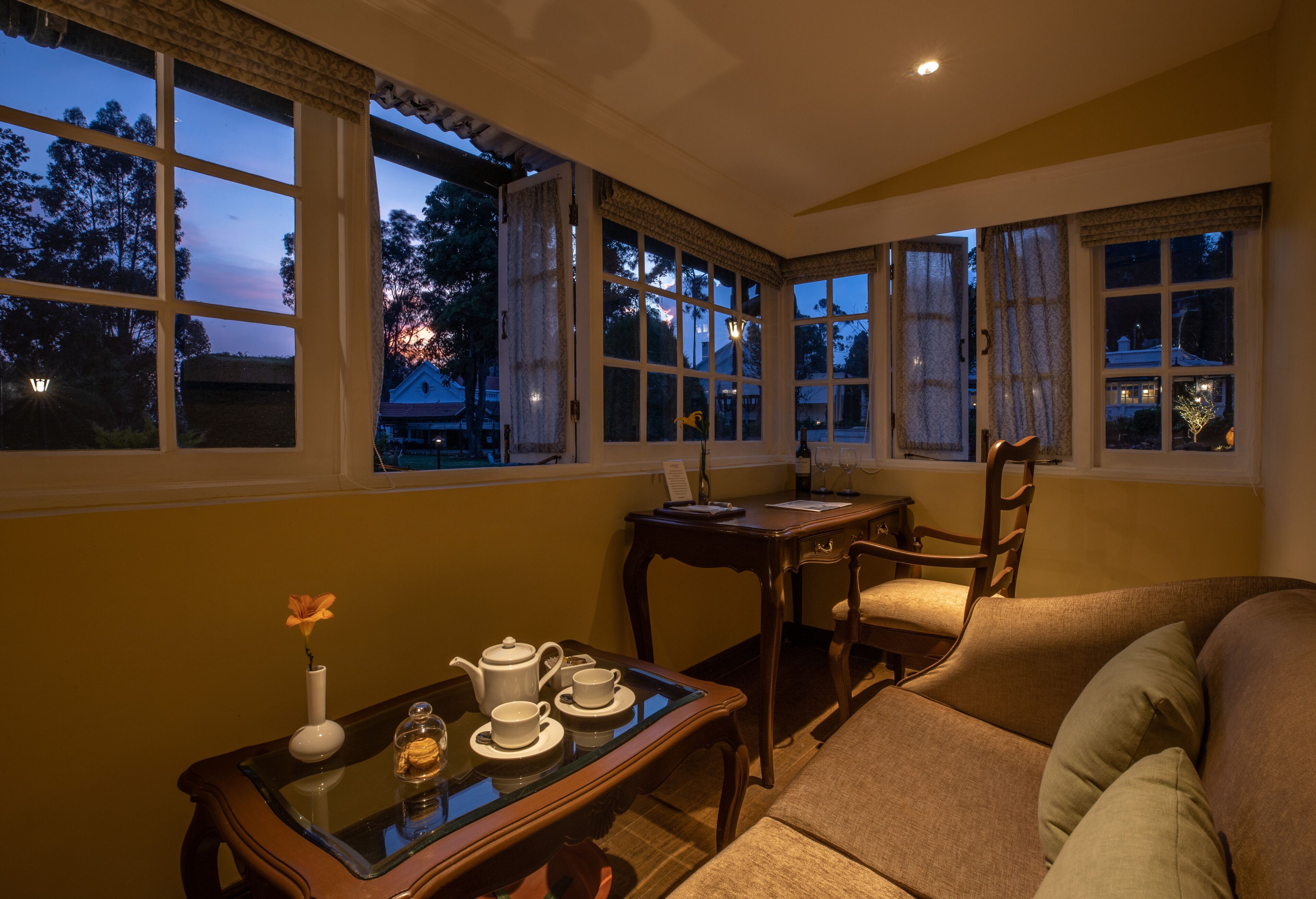 suite, 2 bedrooms (seleqtions) | living area | 29-inch flat-screen tv with satellite channels, tv, fireplace