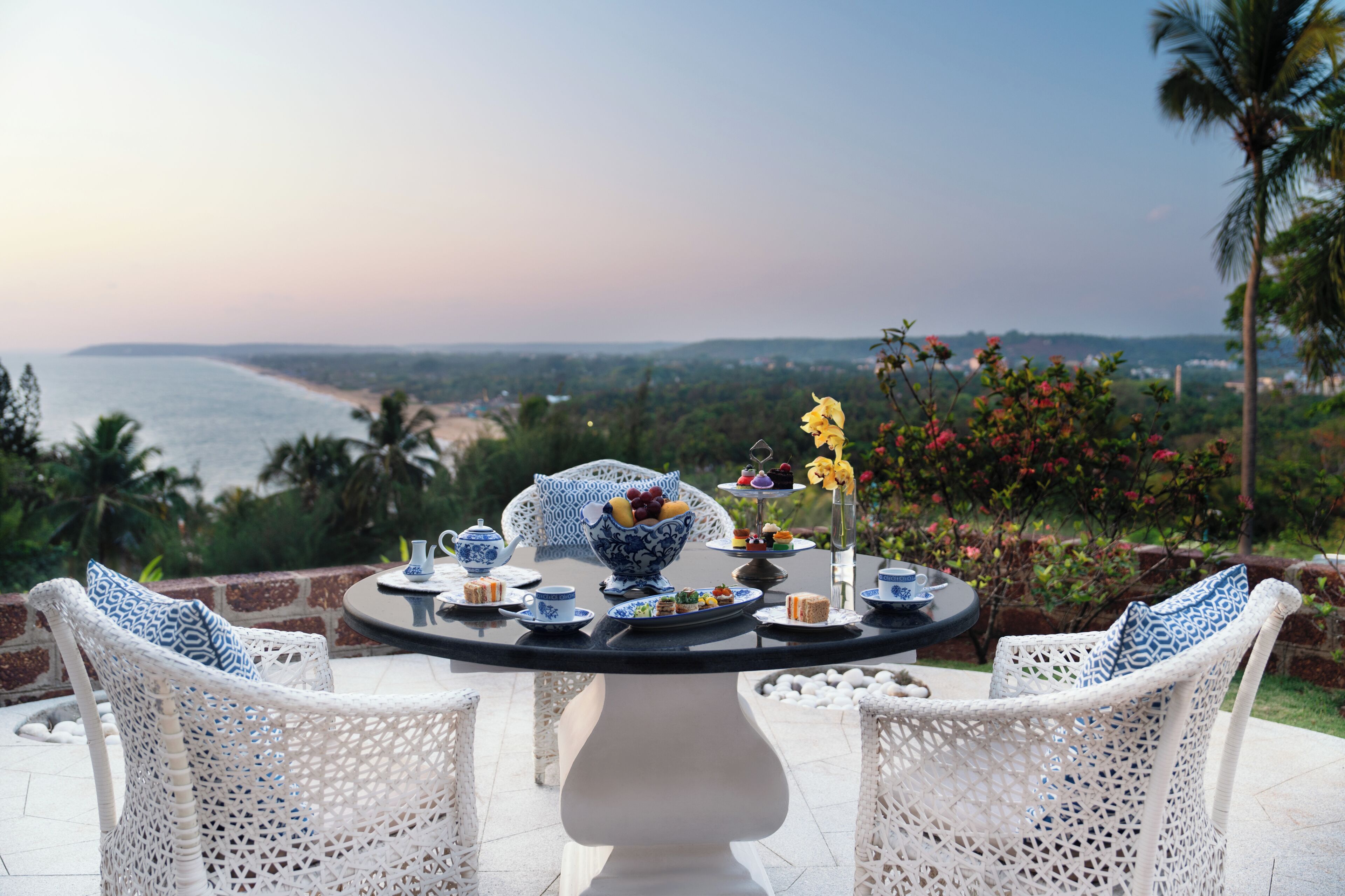 Villa, 1 Bedroom, Sea View (Hermitage) | Premium bedding, memory-foam beds, minibar, in-room safe
