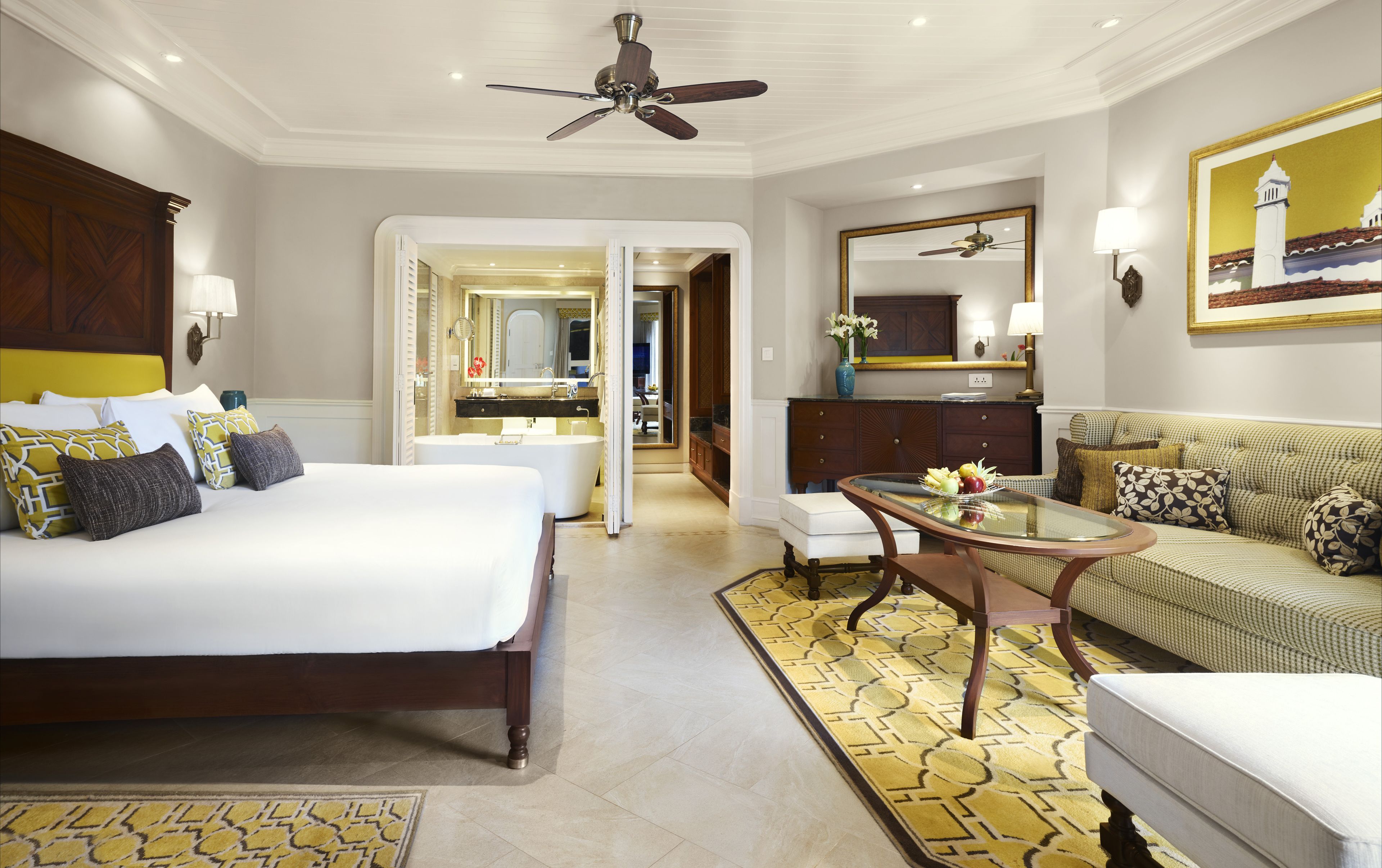 Premium bedding, memory-foam beds, minibar, in-room safe