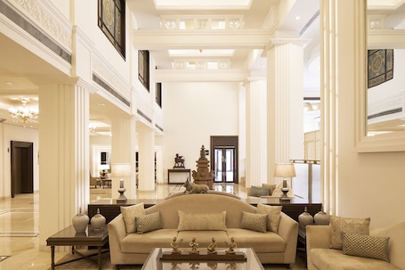 Lobby sitting area. Taj Ganges, Varanasi