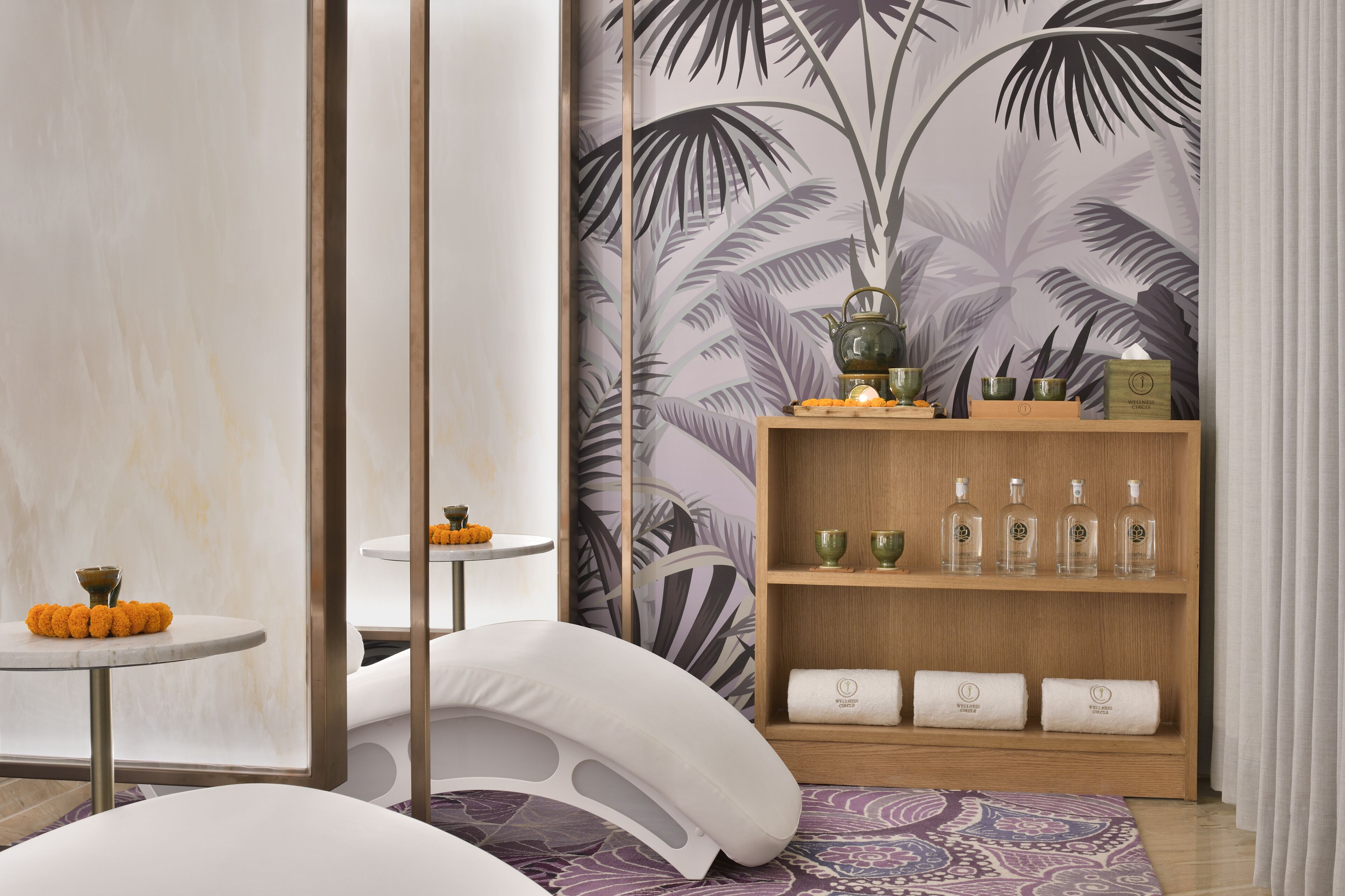 couples treatment room(s), sauna, hot tub, body treatments, aromatherapy