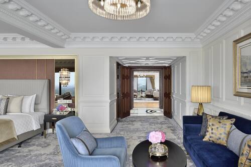 Grand Presidential Suite Raisina | Premium bedding, minibar, in-room safe, individually furnished