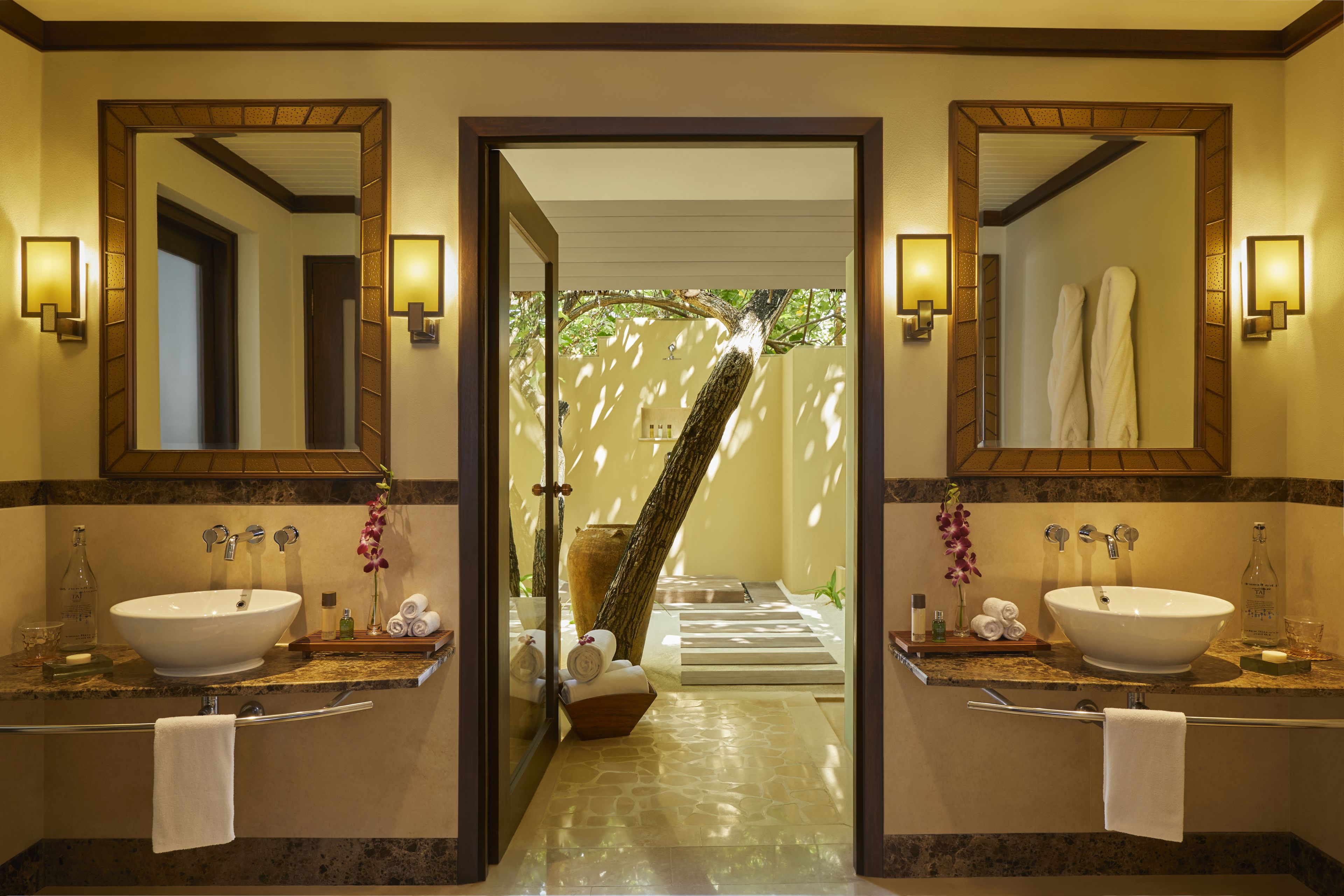 Suite, 2 Bedrooms (Beach Villa) | Bathroom | Separate tub and shower, rainfall showerhead, designer toiletries
