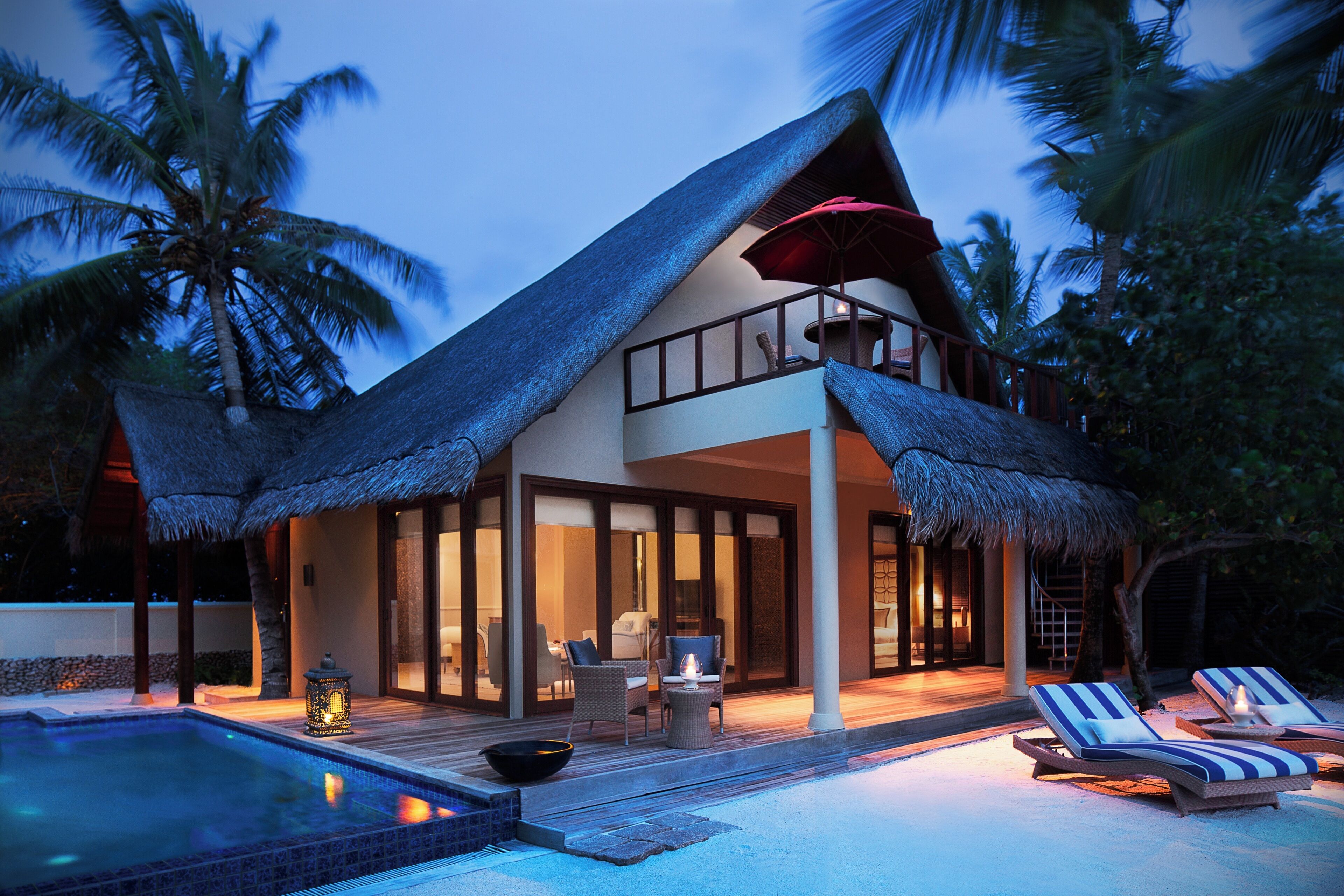 Sviitti, 1 makuuhuone (Beach Villa) | Terassi/patio