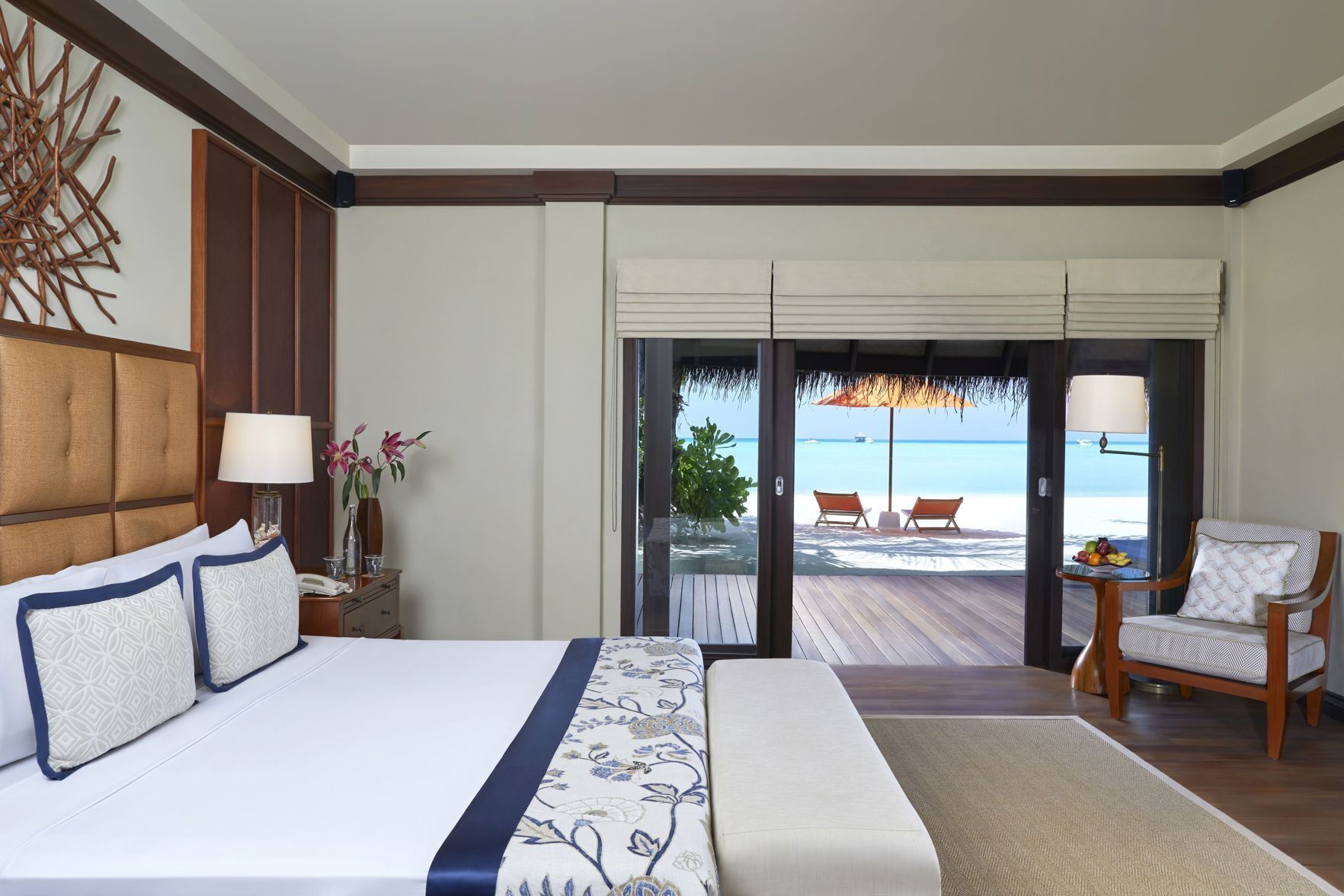 Premium bedding, memory-foam beds, minibar, in-room safe