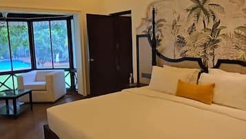 Premium bedding, memory foam beds, minibar, in-room safe