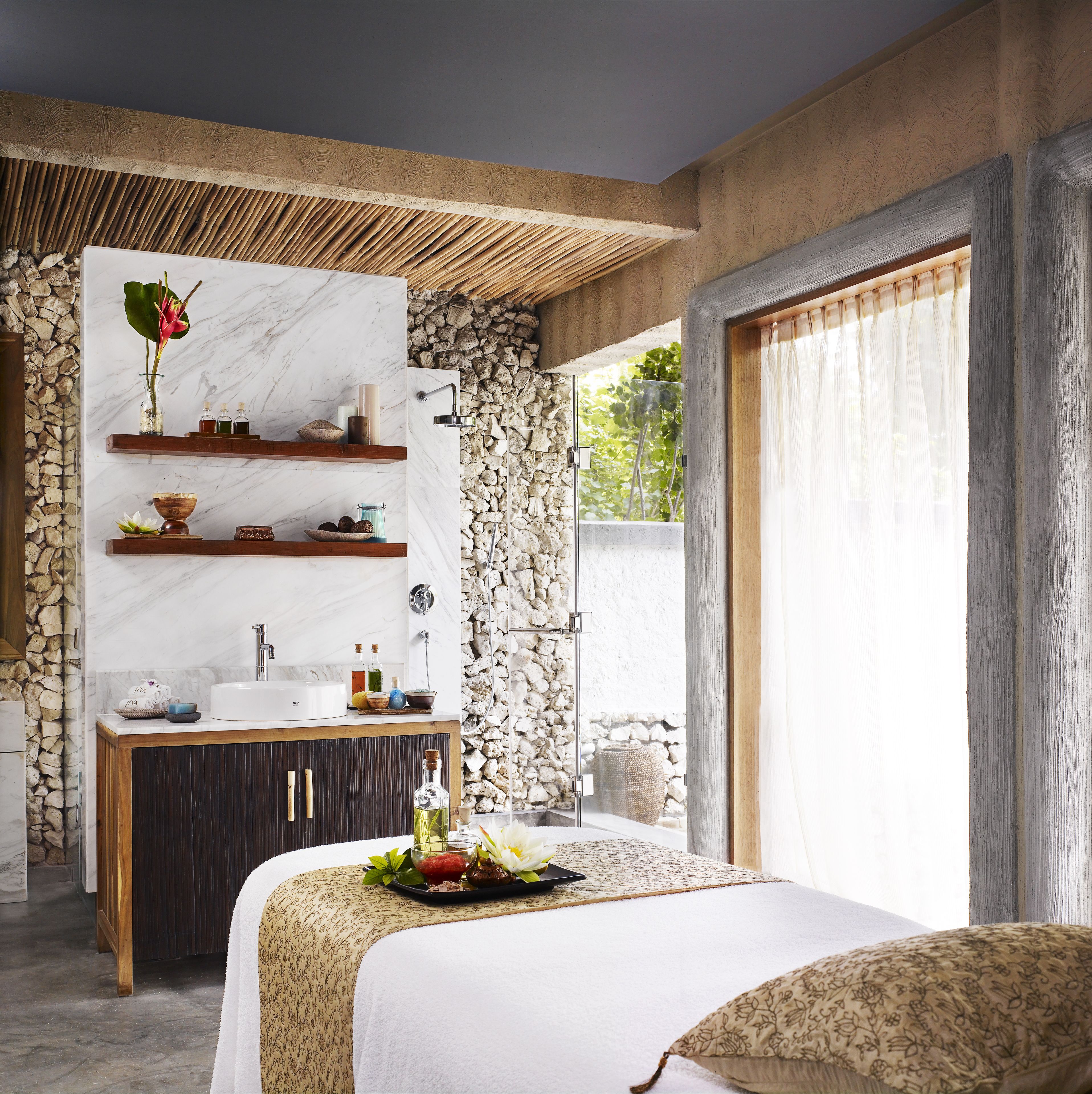 Salas de tratamiento para parejas, baño turco/hammam