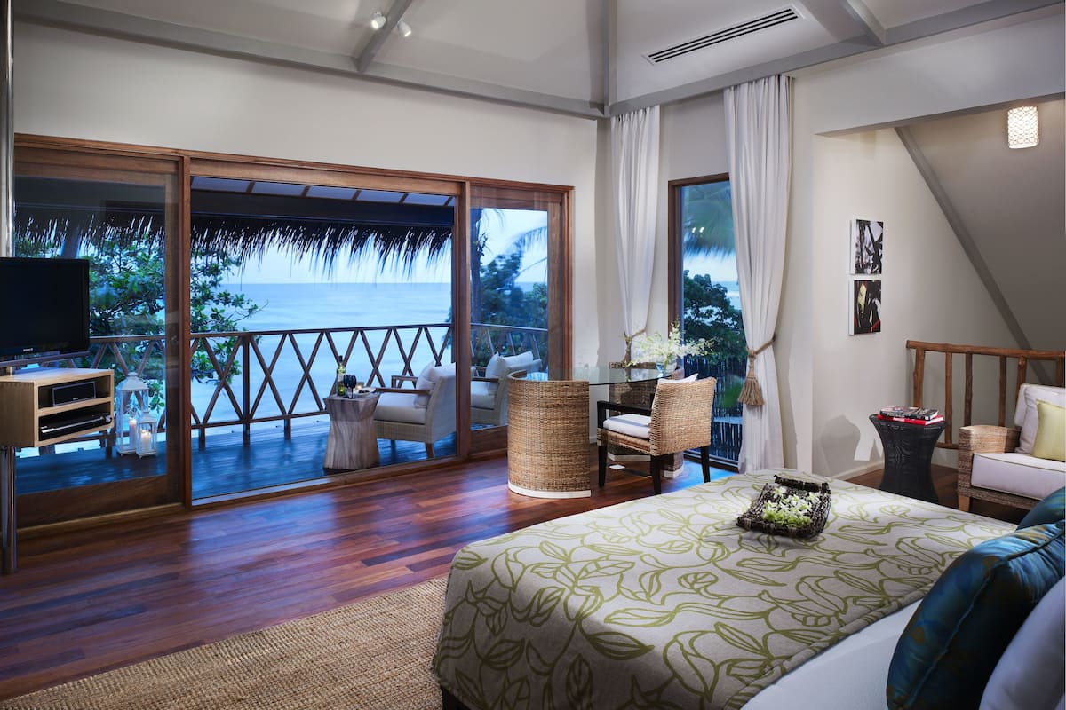 presidential nirvana suite, 2 bedrooms, private pool, ocean view | memory-foam beds, minibar, in-room safe, individually decorated