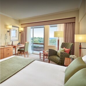 Premium bedding, memory-foam beds, minibar, in-room safe