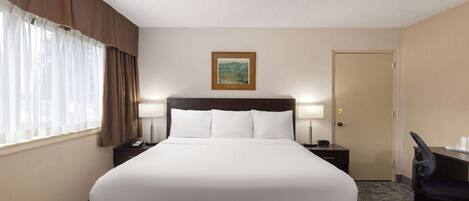 Coffres-forts dans les chambres, bureau, rideaux occultants