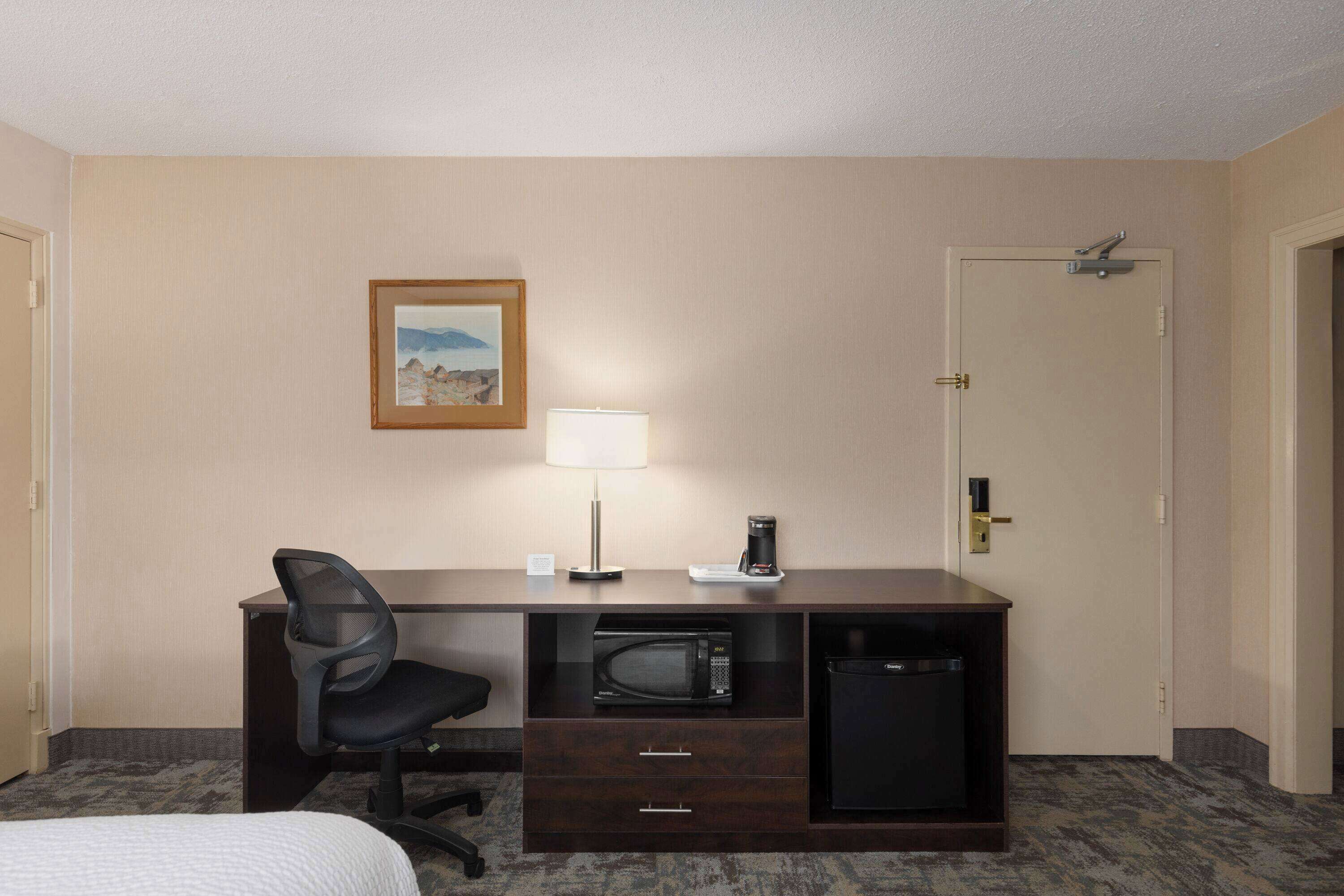 in-room safe, desk, blackout curtains, iron/ironing board
