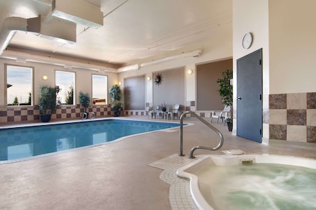 Indoor pool. Travelodge by Wyndham Stony Plain