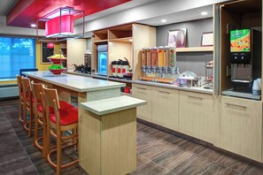 Free buffet breakfast