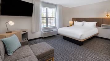 Egyptian cotton sheets, premium bedding, desk, laptop workspace