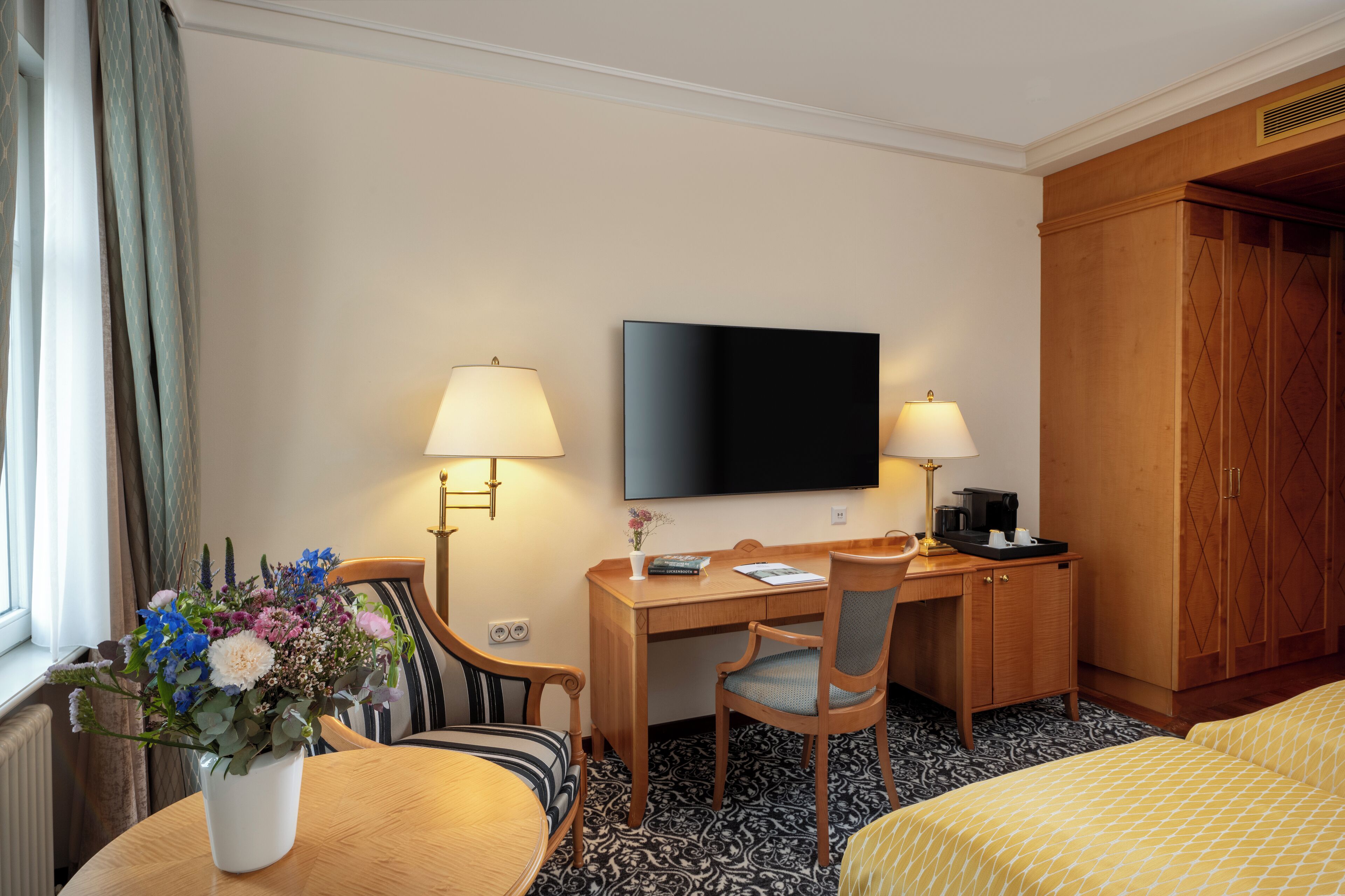 standard room | in-room safe, desk, soundproofing, iron/ironing board