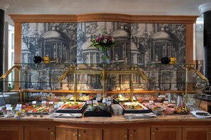 Daily buffet breakfast (EUR 23 per person)
