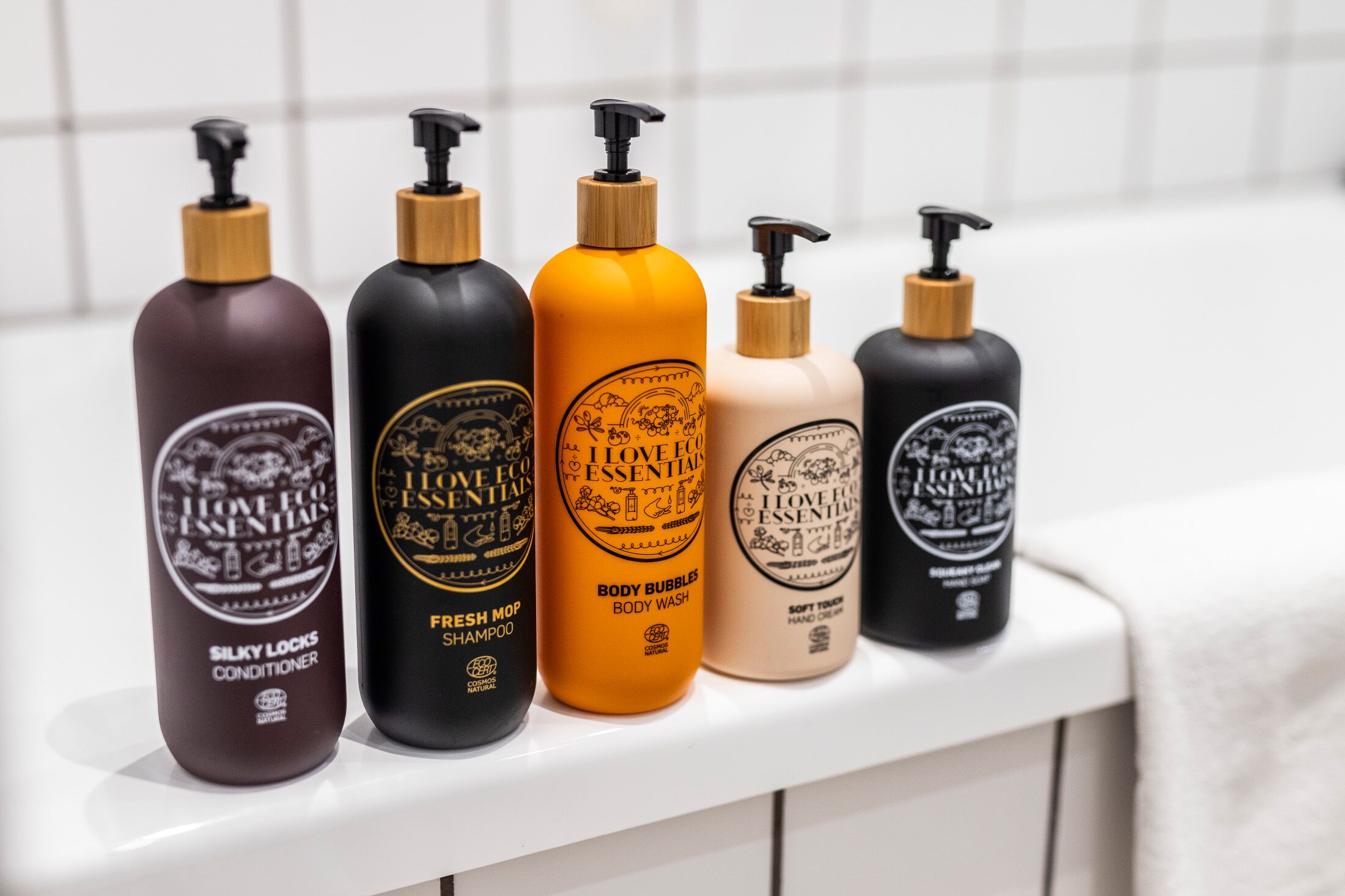 free toiletries, hair dryer, towels, soap