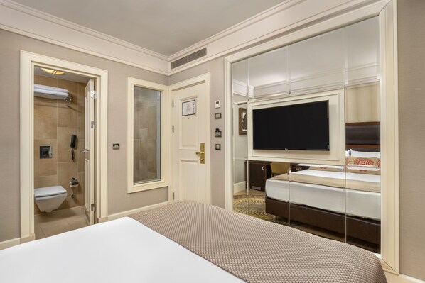 Economy Room | Minibar, desk, laptop workspace, rollaway beds