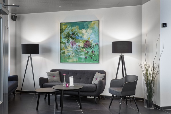 Lobby sitting area