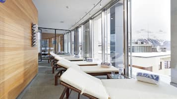 Sauna, body treatments, aromatherapy, Swedish massages, sports massages