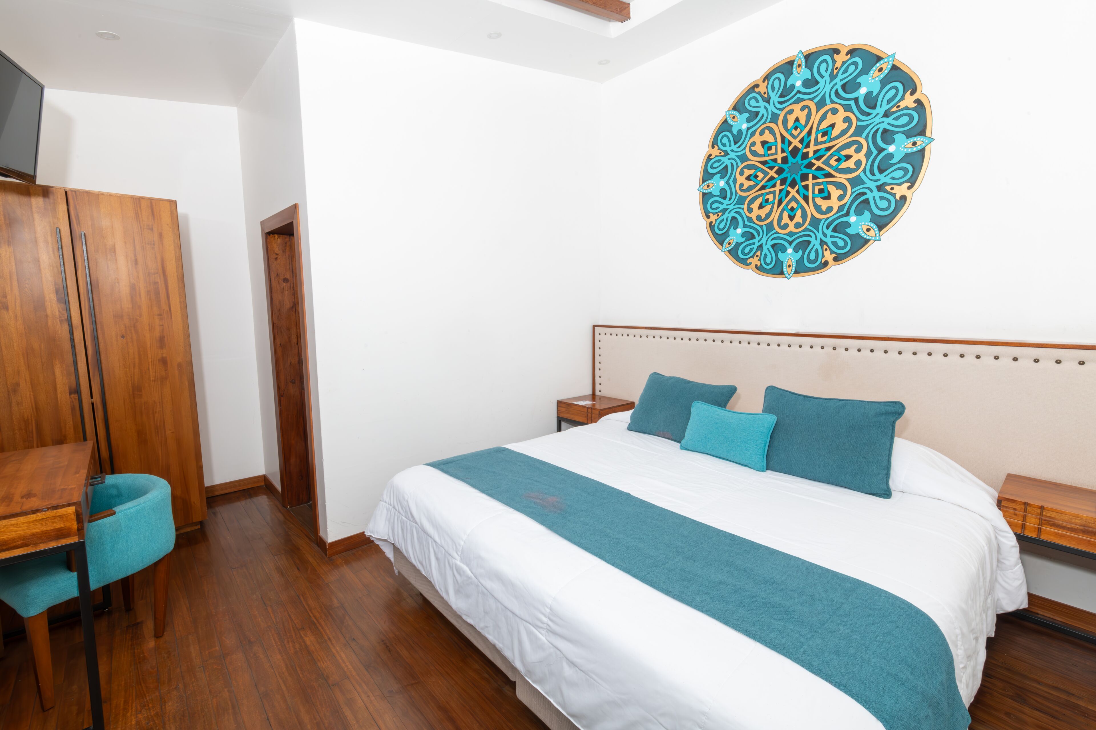 Cabañas Luxury Matrimonial | Desk, free WiFi, bed sheets