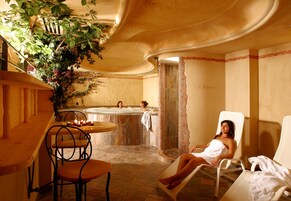 Sauna, hot tub, steam room, Turkish bath, massages