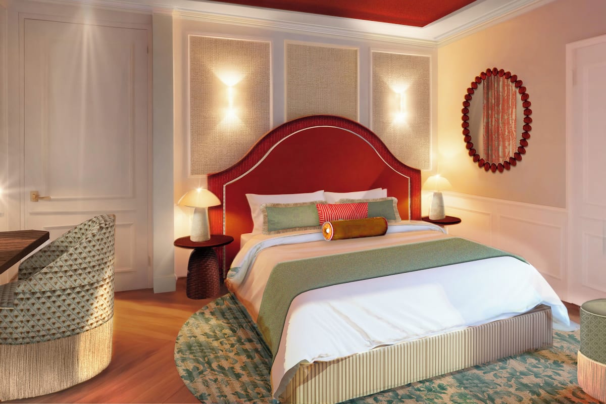 Habitación familiar | Ropa de cama de alta calidad, minibar, caja fuerte y escritorio