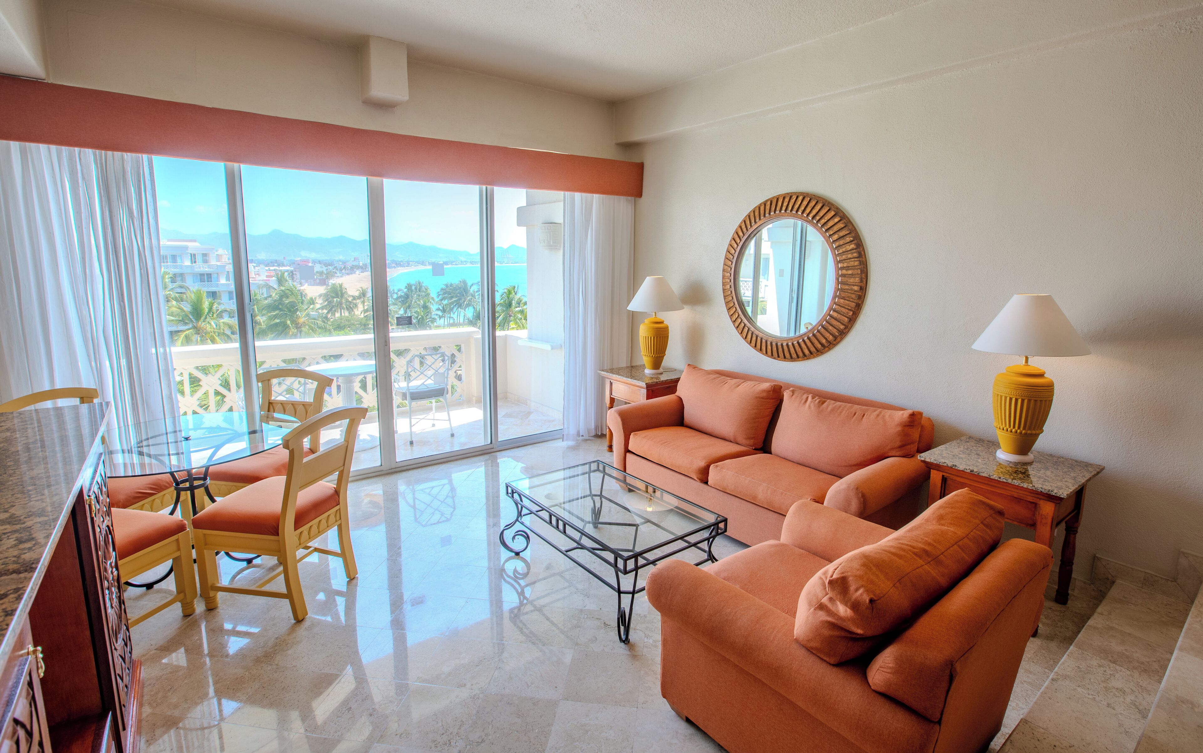 Junior Suite Sea View | Living area | TV