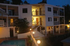 Front of property - evening/night - Bunker Hill Hotel (St. Thomas)