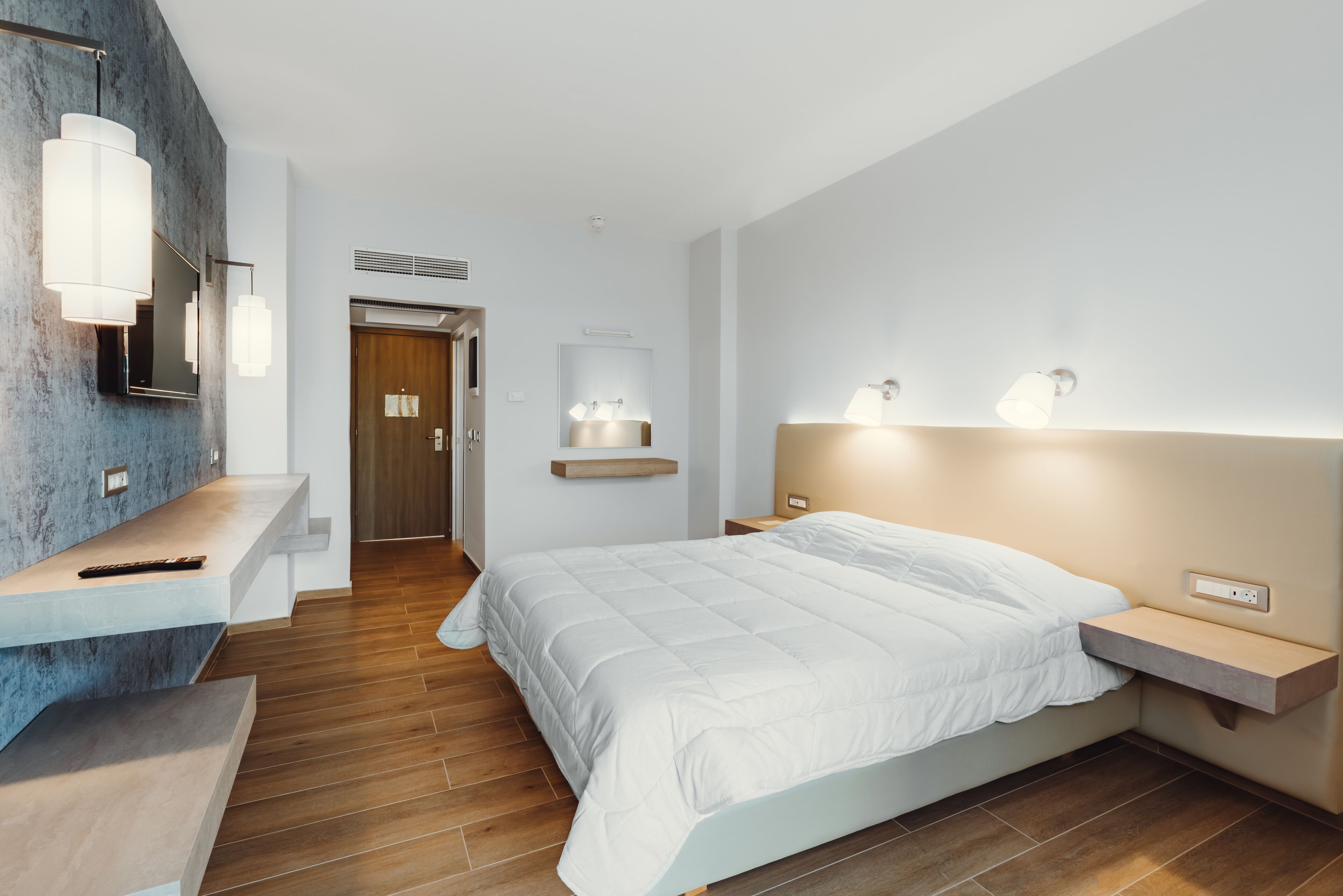 Soundproofing, free cots/infant beds, free WiFi, bed sheets