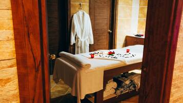 Turkish bath, aromatherapy, deep-tissue massages, Swedish massages