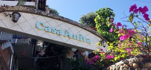 Entrada de l'allotjament