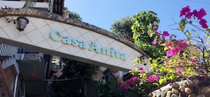 Entrada de l'allotjament