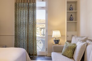 Standard Twin Room, Sea View | 1 bedroom, Egyptian cotton sheets, premium bedding, down comforters