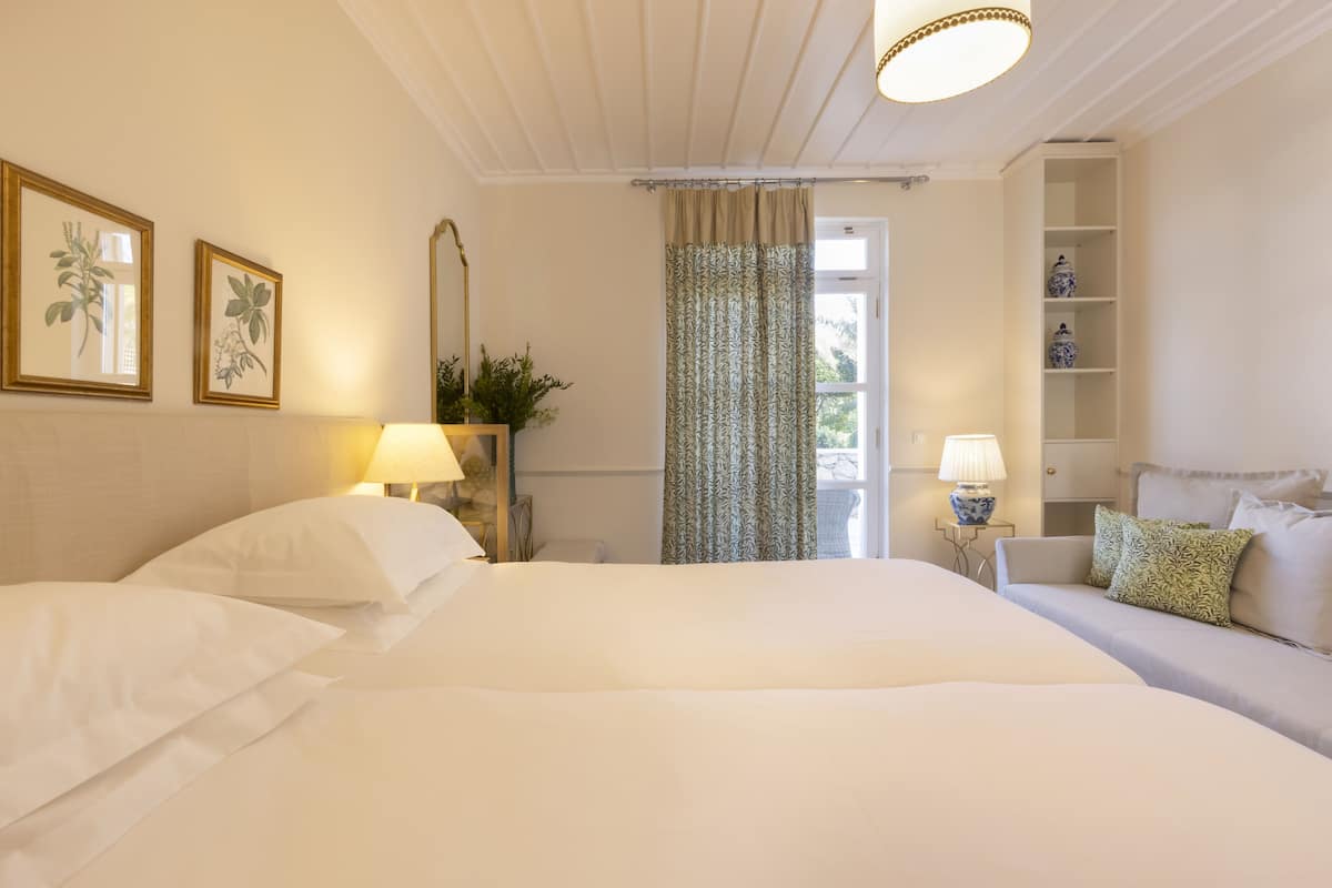 standard twin room, sea view | 1 bedroom, egyptian cotton sheets, premium bedding, down duvets