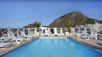 Udendørs pool, liggestole