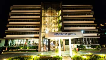 Front of property – evening/night