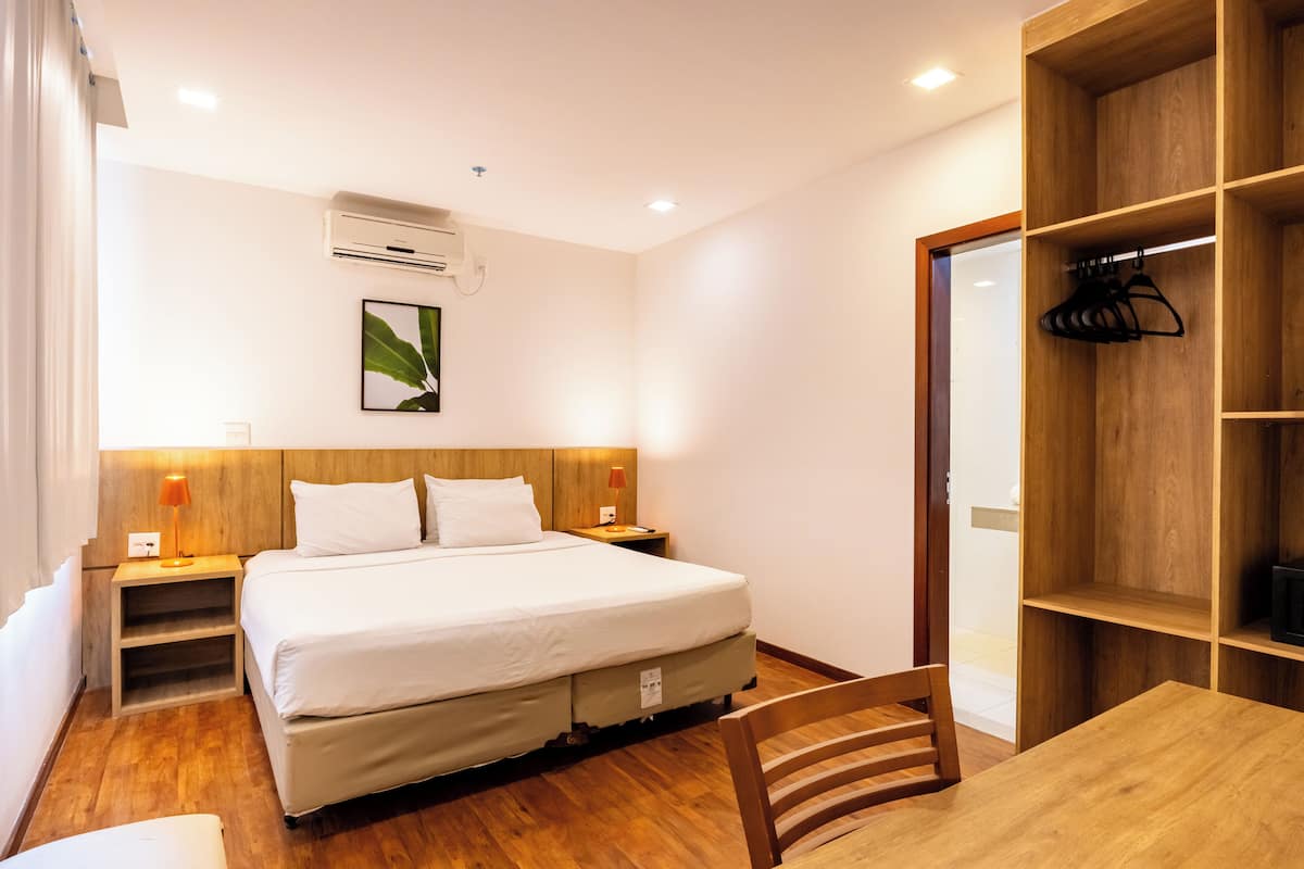 Premium bedding, pillow-top beds, minibar, desk