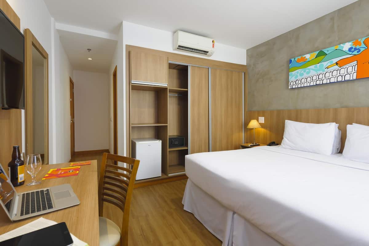 Premium bedding, pillow-top beds, minibar, desk