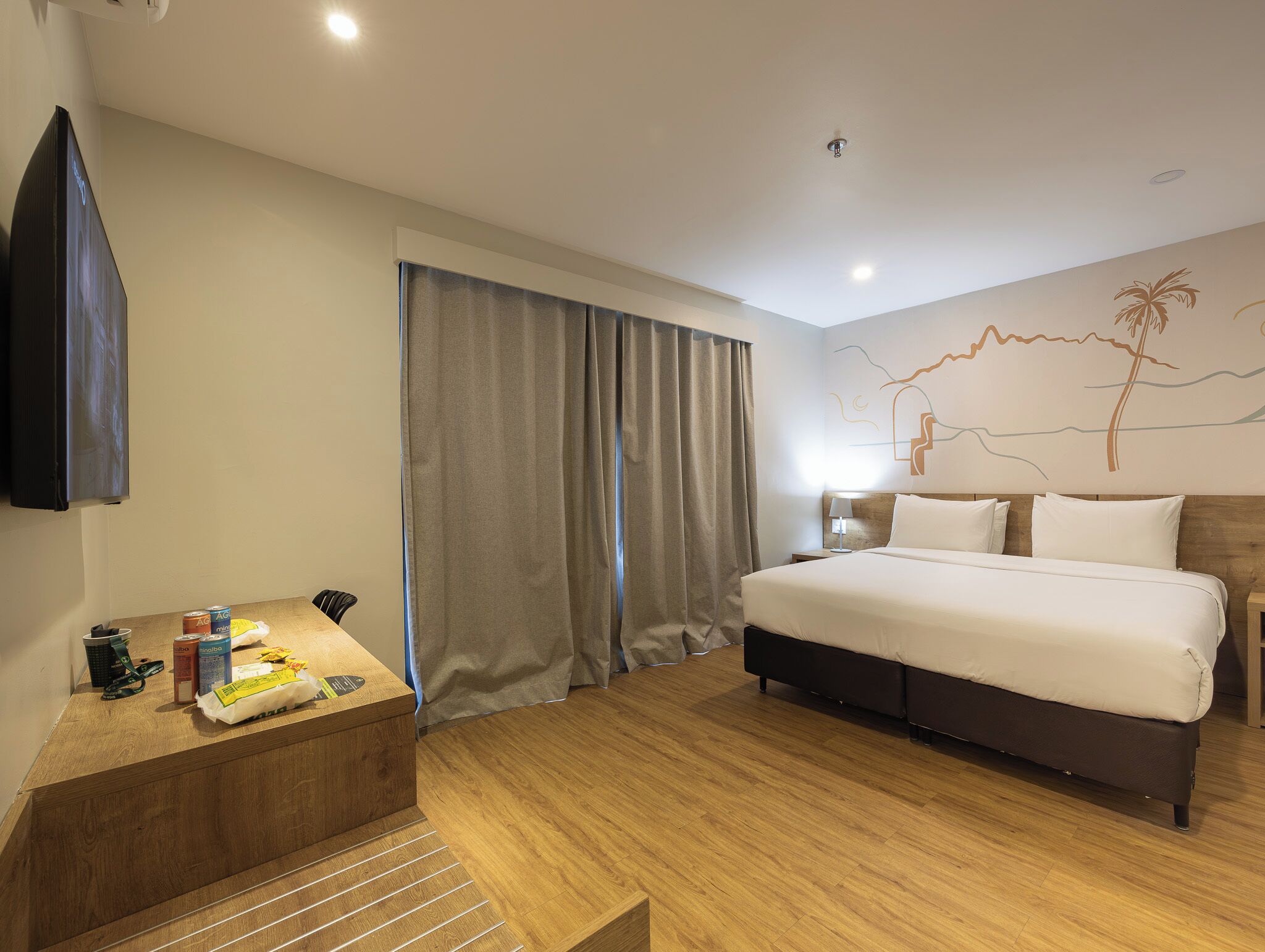 Kamar Double Superior, 1 Tempat Tidur Double, balkon | Minibar, meja kerja, tirai kedap cahaya, dan kedap suara