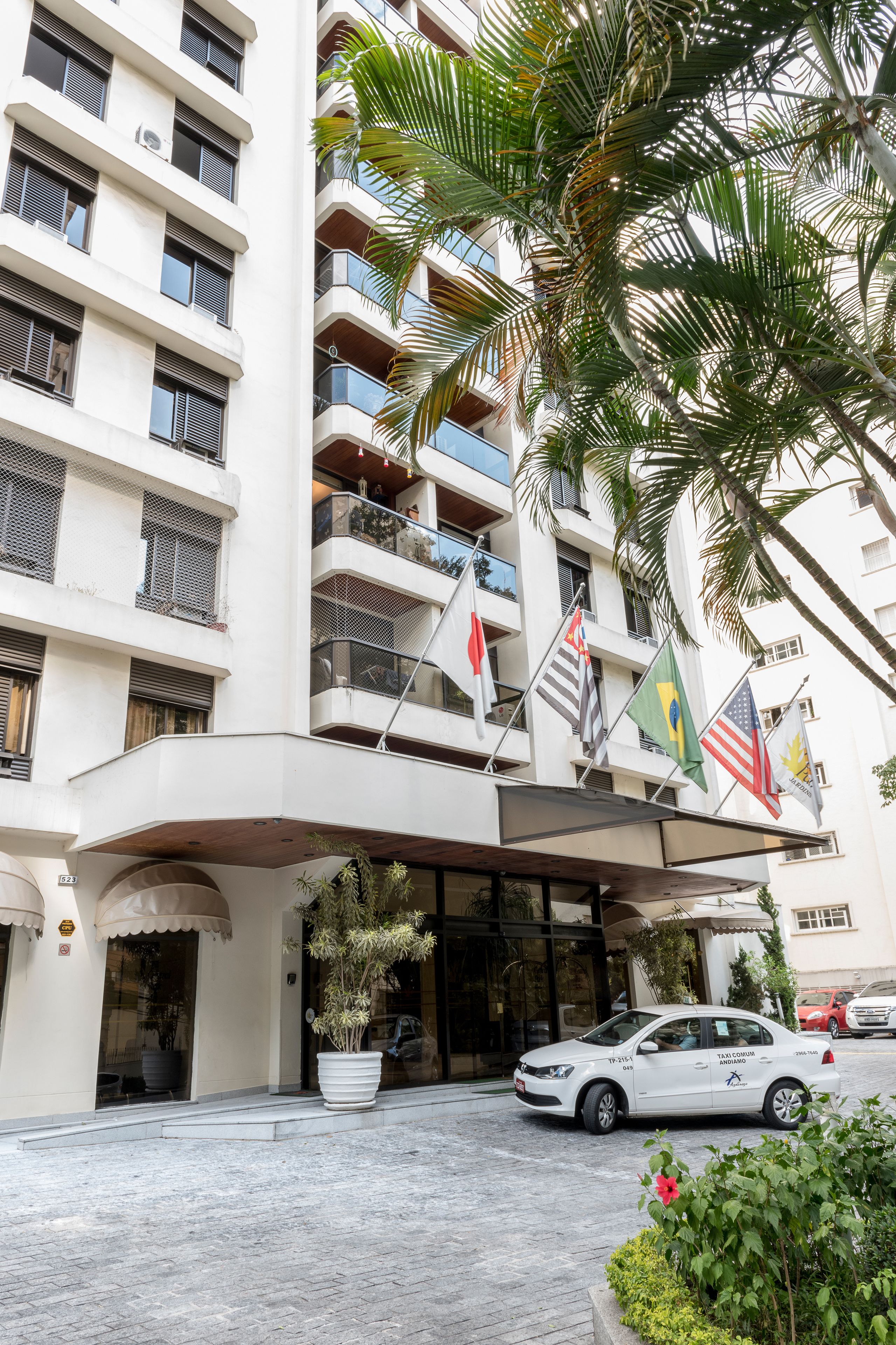 Majoituspaikan julkisivu